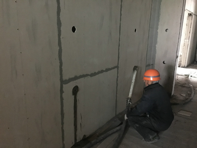 河南水泥發泡機30墻體澆筑